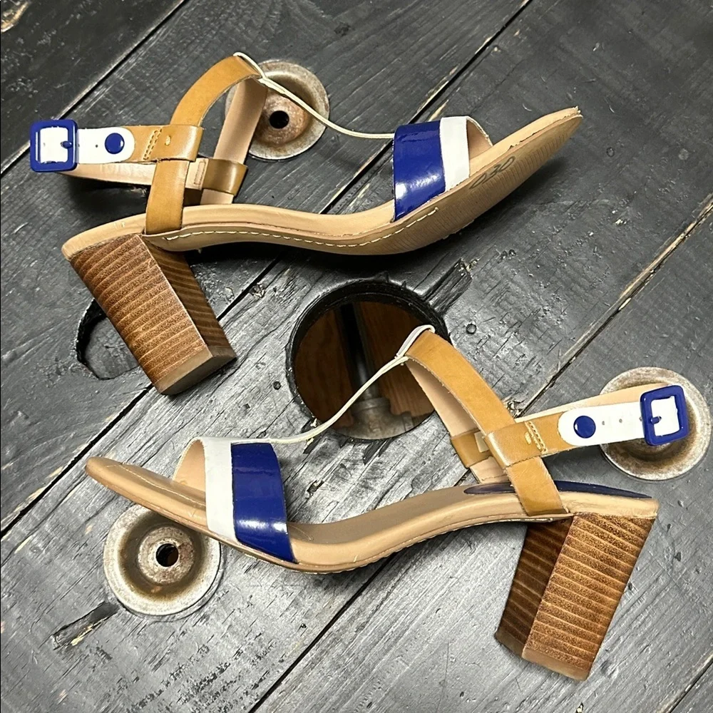 Tommy Hilfiger Fremont 2 Blue and White Heeled Sandals